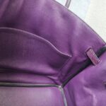 Hermes Birkin 35 Purple Ostrich Skin with Palladium Plated Hardware #REUS-2 - Image 38