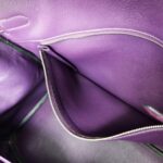 Hermes Birkin 35 Purple Ostrich Skin with Palladium Plated Hardware #REUS-2 - Image 30