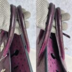 Hermes Birkin 35 Purple Ostrich Skin with Palladium Plated Hardware #REUS-2 - Image 23