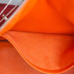 Hermes HAC 32cm Orange Ostrich Skin With Pallaium Plated Hardware #REUR-1 - Image 33
