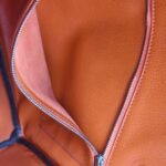 Hermes HAC 32cm Orange Ostrich Skin With Pallaium Plated Hardware #REUR-1 - Image 32