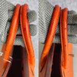 Hermes HAC 32cm Orange Ostrich Skin With Pallaium Plated Hardware #REUR-1 - Image 22