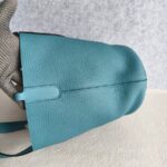 Hermes In The Loop 23 Blue Jean Clemence Leather with Palladium Harware #REOK-1 - Image 8