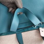 Hermes In The Loop 23 Blue Jean Clemence Leather with Palladium Harware #REOK-1 - Image 15