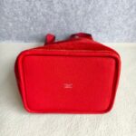 Hermes Picotin Lock 18 Red Clemence Leather with Palladium Harware #RERC-3 - Image 25