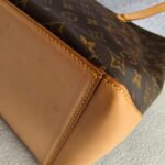 LV M51151 Cabas Mezzo Brown Monogram Coated Canvas with Leather and Gold Hardware #REOR-2 - Image 15