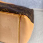 LV M51151 Cabas Mezzo Brown Monogram Coated Canvas with Leather and Gold Hardware #REOR-2 - Image 13