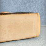 LV M51151 Cabas Mezzo Brown Monogram Coated Canvas with Leather and Gold Hardware #REOR-2 - Image 12