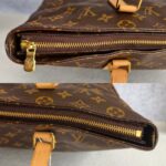 LV M51151 Cabas Mezzo Brown Monogram Coated Canvas with Leather and Gold Hardware #REOR-2 - Image 10