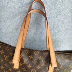 LV M51151 Cabas Mezzo Brown Monogram Coated Canvas with Leather and Gold Hardware #REOR-2 - Image 18