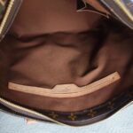 LV M51151 Cabas Mezzo Brown Monogram Coated Canvas with Leather and Gold Hardware #REOR-2 - Image 27