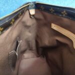 LV M51151 Cabas Mezzo Brown Monogram Coated Canvas with Leather and Gold Hardware #REOR-2 - Image 25