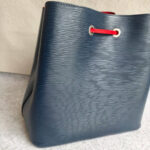 LV NeoNoe MM Bag Blue/Red Epi Leather with Silver Hardware #RERC-8 - Image 5