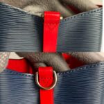 LV NeoNoe MM Bag Blue/Red Epi Leather with Silver Hardware #RERC-8 - Image 19