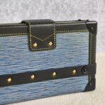 LV Petite Malle Blue/Black Epi Leather with Gold Hardware #RESL-1 - Image 6