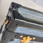 LV Petite Malle Blue/Black Epi Leather with Gold Hardware #RESL-1 - Image 10