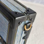 LV Petite Malle Blue/Black Epi Leather with Gold Hardware #RESL-1 - Image 13