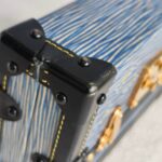 LV Petite Malle Blue/Black Epi Leather with Gold Hardware #RESL-1 - Image 16