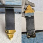 LV Petite Malle Blue/Black Epi Leather with Gold Hardware #RESL-1 - Image 19