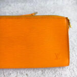 LV Pochette Accessoires Orange Epi Leather with Gold Hardware #REOU-1 - Image 4