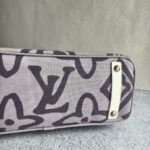 LV Tahitienne PM M95680 Purple/White Canvas with Leather and Gold Hardware #OORU-8 - Image 11