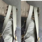 LV Tahitienne PM M95680 Purple/White Canvas with Leather and Gold Hardware #OORU-8 - Image 22