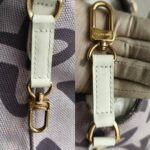 LV Tahitienne PM M95680 Purple/White Canvas with Leather and Gold Hardware #OORU-8 - Image 23