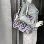 LV Tahitienne PM M95680 Purple/White Canvas with Leather and Gold Hardware #OORU-8 - Image 33