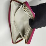 Loewe Wallet Pink Canvas with Leather and Gold Hardware #RERC-11 - Image 19