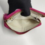 Loewe Wallet Pink Canvas with Leather and Gold Hardware #RERC-11 - Image 21