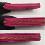 Loewe Wallet Pink Canvas with Leather and Gold Hardware #RERC-11 - Image 8