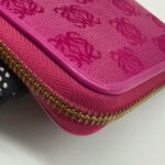 Loewe Wallet Pink Canvas with Leather and Gold Hardware #RERC-11 - Image 11