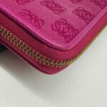 Loewe Wallet Pink Canvas with Leather and Gold Hardware #RERC-11 - Image 12