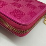 Loewe Wallet Pink Canvas with Leather and Gold Hardware #RERC-11 - Image 13