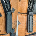 MCM Backpack/Sling Bag Brown Visetos Coated Canvas With Leather And Black Hardware #RESE-1 - Image 12