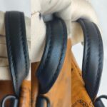 MCM Backpack/Sling Bag Brown Visetos Coated Canvas With Leather And Black Hardware #RESE-1 - Image 9