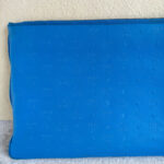 MCM Clutch Blue Leather with Silver Hardware #REYU-1 - Image 5