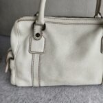 Tods Tote White Calf Leather with Black Hardware #OORU-12 - Image 5