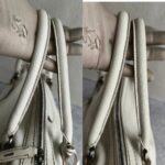 Tods Tote White Calf Leather with Black Hardware #OORU-12 - Image 23