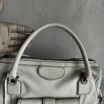 Tods Tote White Calf Leather with Black Hardware #OORU-12 - Image 18