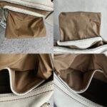 Tods Tote White Calf Leather with Black Hardware #OORU-12 - Image 29