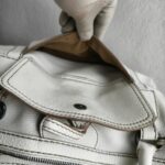 Tods Tote White Calf Leather with Black Hardware #OORU-12 - Image 30