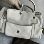 Tods Tote White Calf Leather with Black Hardware #OORU-12 - Image 31