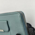 Tods Wallet Blue Leather with Silver Hardware #RERL-5 - Image 15