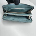 Tods Wallet Blue Leather with Silver Hardware #RERL-5 - Image 21