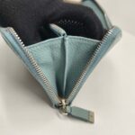 Tods Wallet Blue Leather with Silver Hardware #RERL-5 - Image 19