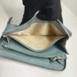 Tods Wallet Blue Leather with Silver Hardware #RERL-5 - Image 22