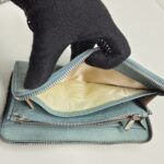 Tods Wallet Blue Leather with Silver Hardware #RERL-5 - Image 24