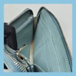 Tods Wallet Blue Leather with Silver Hardware #RERL-5 - Image 26