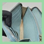 Tods Wallet Blue Leather with Silver Hardware #RERL-5 - Image 27